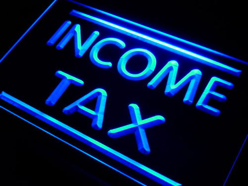Income Tax Services Neon Light Sign